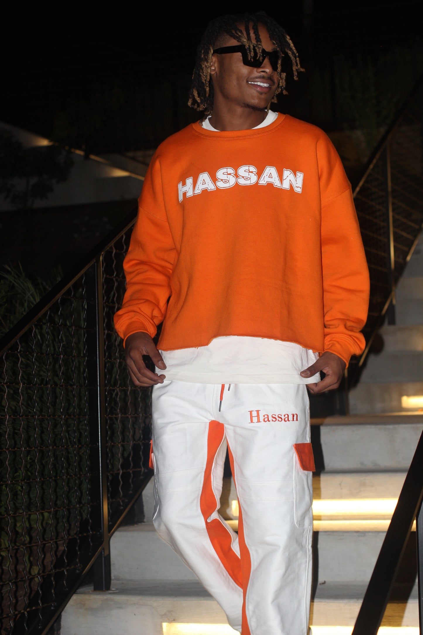 cotton duck sweatpants