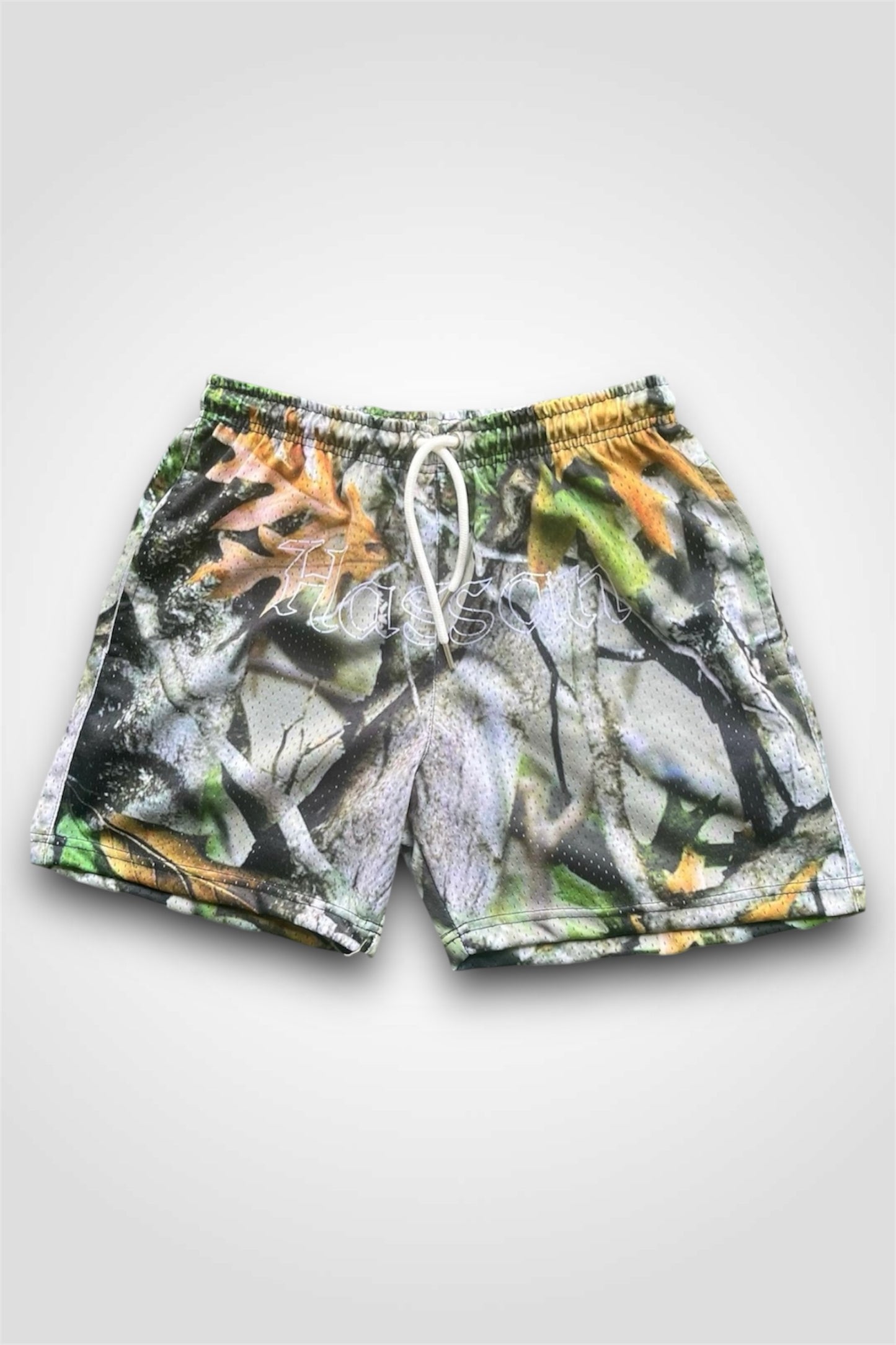 hassan camo shorts