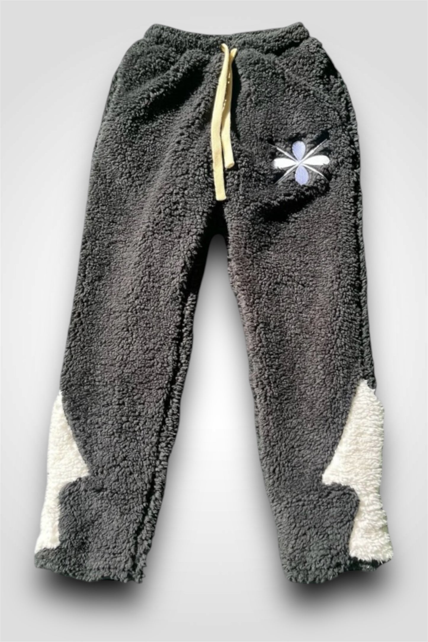 black sherpa sweats