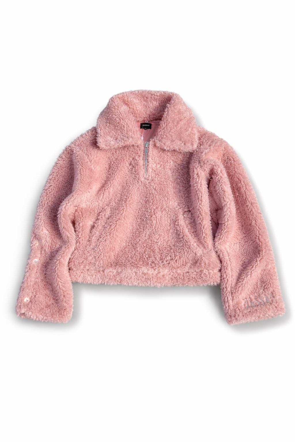 blanc/rose fleece jacket